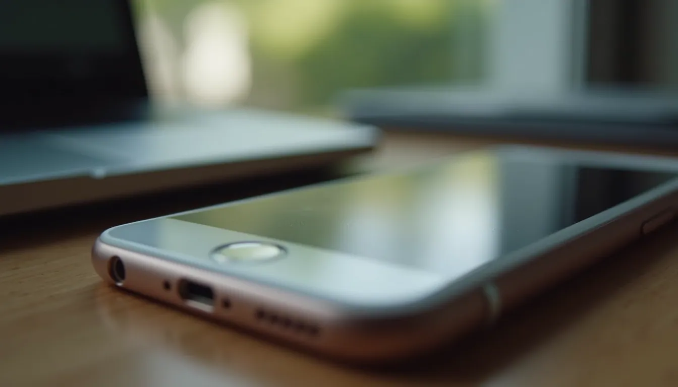 Close-up view of a smartphone displaying a custom mobile app interface